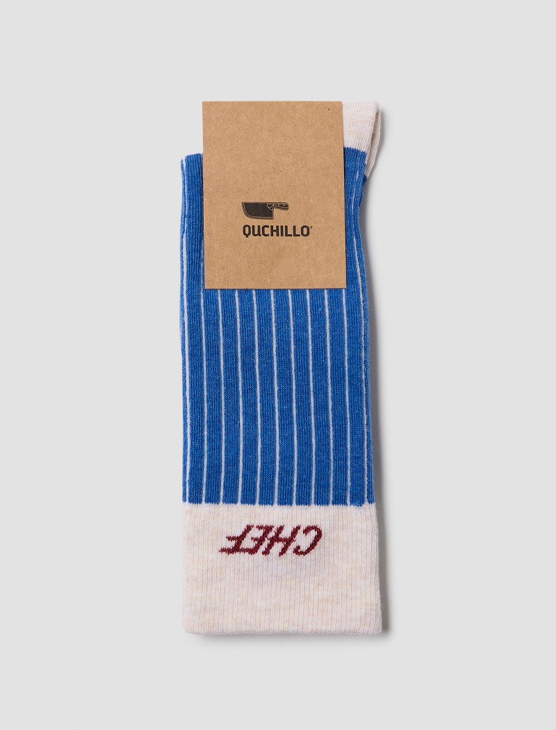Chaussettes de Chef Oui Chef Blue Chaussettes de Chef Oui Chef Blue