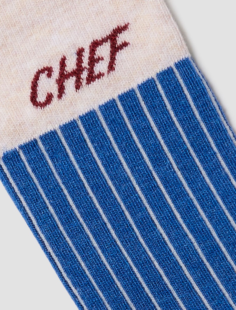 Chaussettes de Chef Oui Chef Blue Chaussettes de Chef Oui Chef Blue