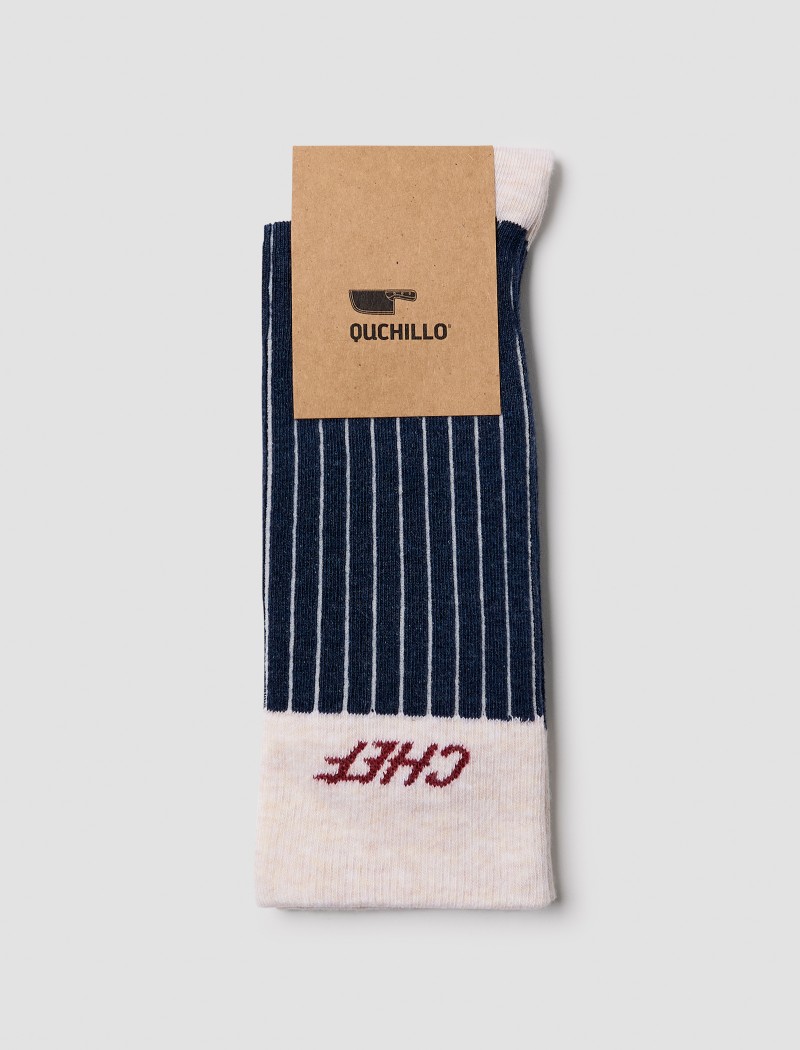 Chaussettes de Chef Oui Chef Navy Chaussettes de Chef Oui Chef Navy