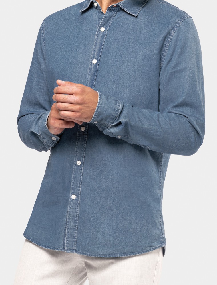 camisa-denim-hombre-azul919074_86348 Men’s Light Denim Shirt