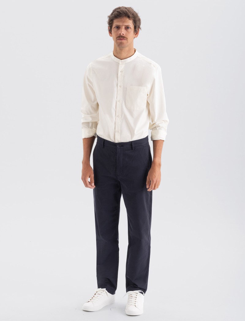 00 Men's Mao Shirt - Ecru