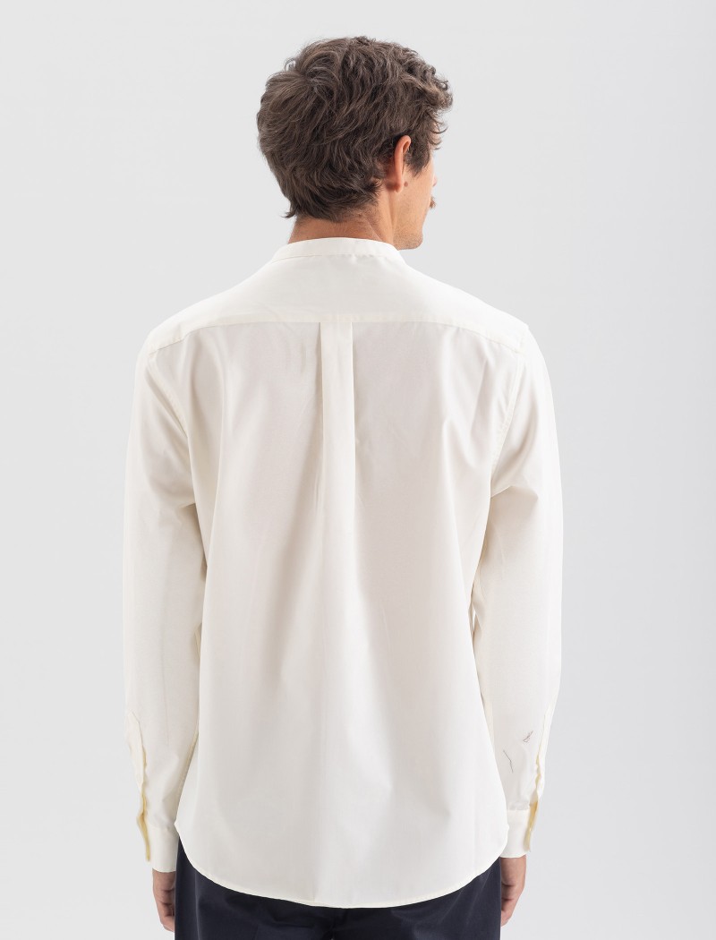 00 Men's Mao Shirt - Ecru