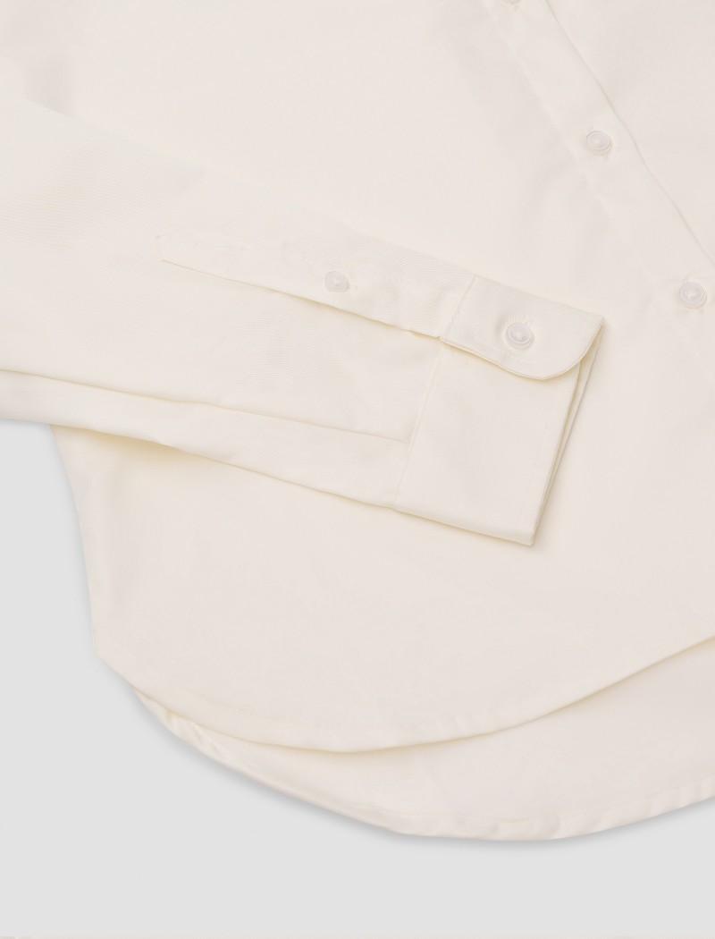 Chemise Mao Femme - Ecru Chemise Mao Femme - Ecru