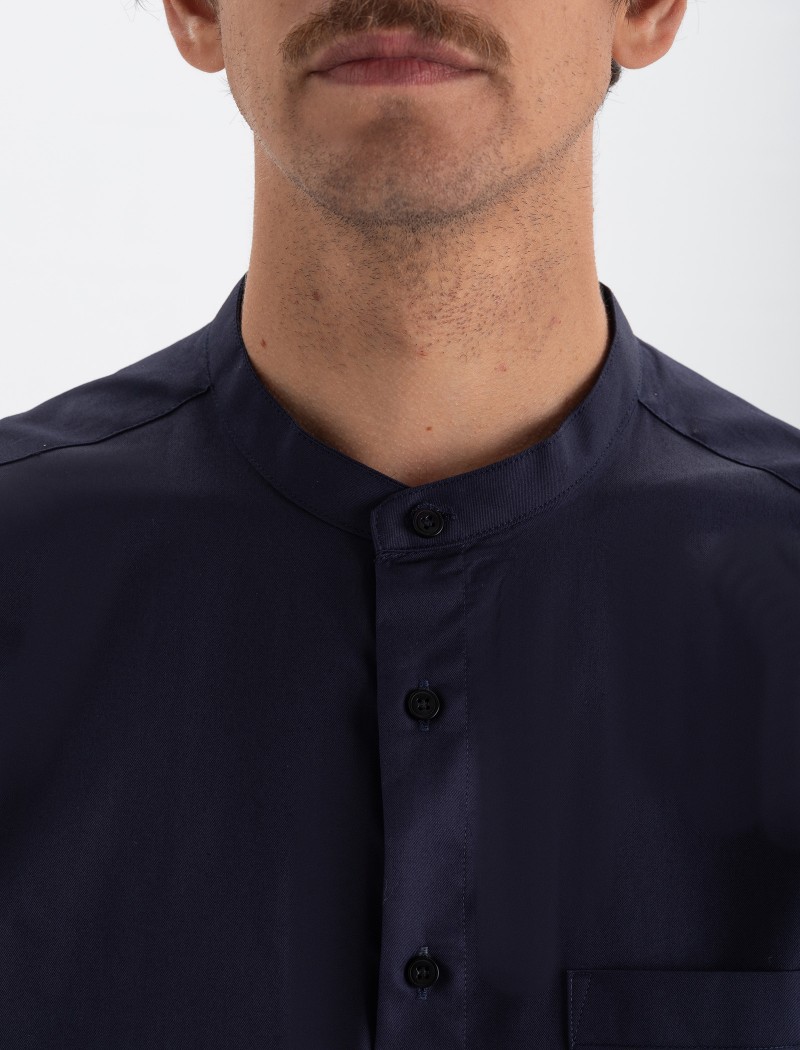 Camicia Mao Uomo - Navy Camicia Mao Uomo - Navy