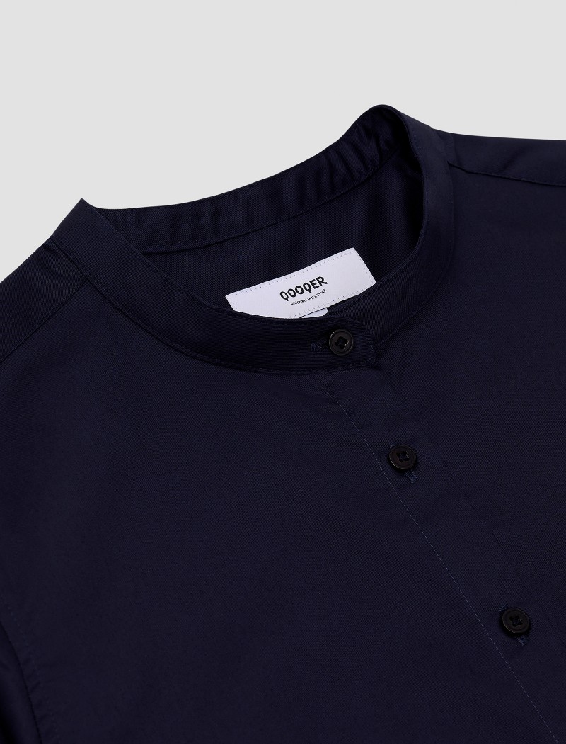 Camisa-mao-hombre-navy-7 Women's Mao Shirt - Navy