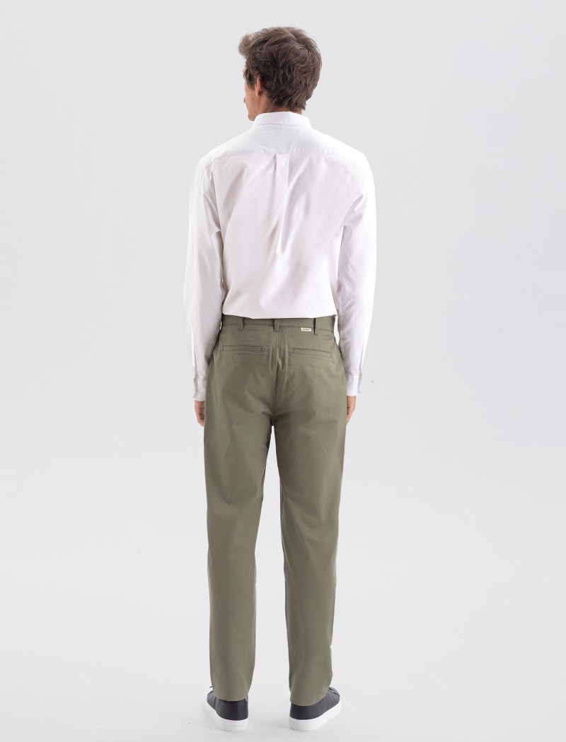 Camisa-oxford-hombre-BLANCO-3 Men's Oxford Shirt - White