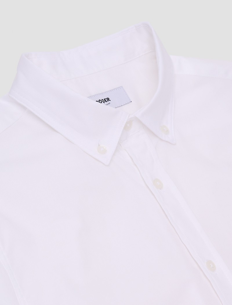 Camisa-oxford-hombre-BLANCO-7 Men's Oxford Shirt - White