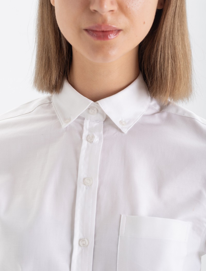 Chemise Oxford Femme - Blanche Chemise Oxford Femme - Blanche