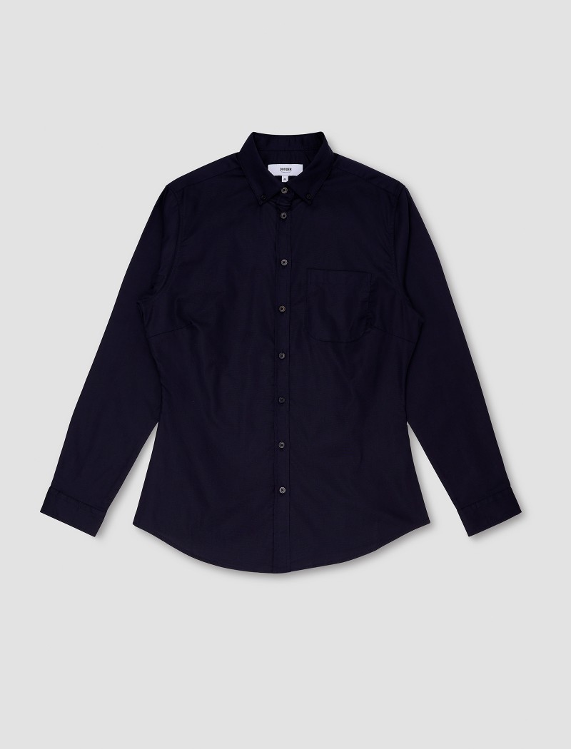 Camisa Oxford Mulher - Navy Camisa Oxford Mulher - Navy