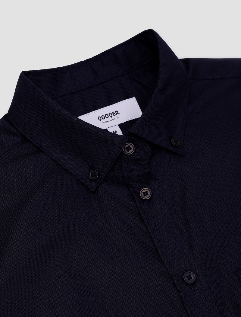 Camisa Oxford Mulher - Navy Camisa Oxford Mulher - Navy