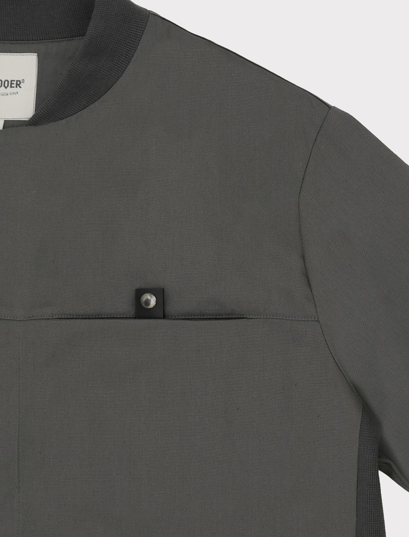 Grey chef coat Qooqer
