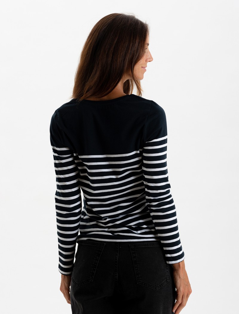 Breton T-Shirt Damen - Blau Breton T-Shirt Damen - Blau