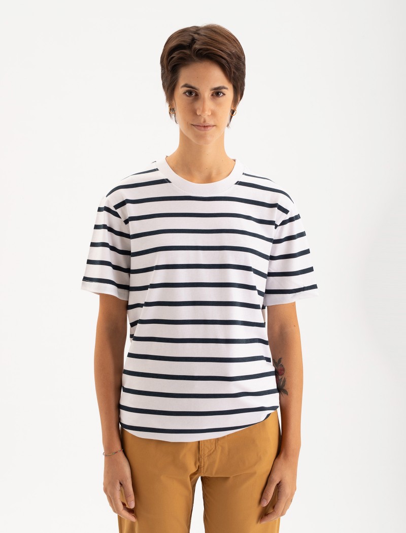 Unisex MC T-shirt - Striped Unisex MC T-shirt - Striped