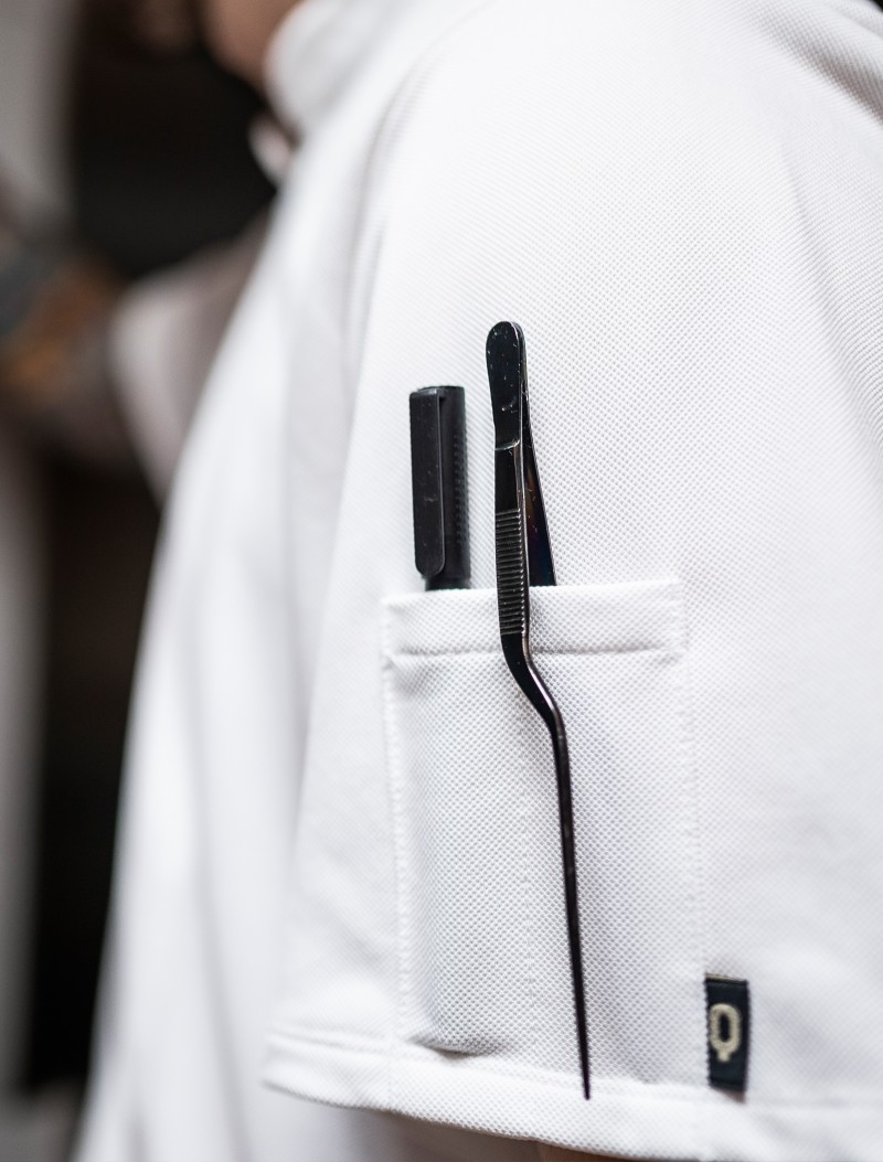 Chaquerilla cargo blanca 7 Cargo Jacket Men White