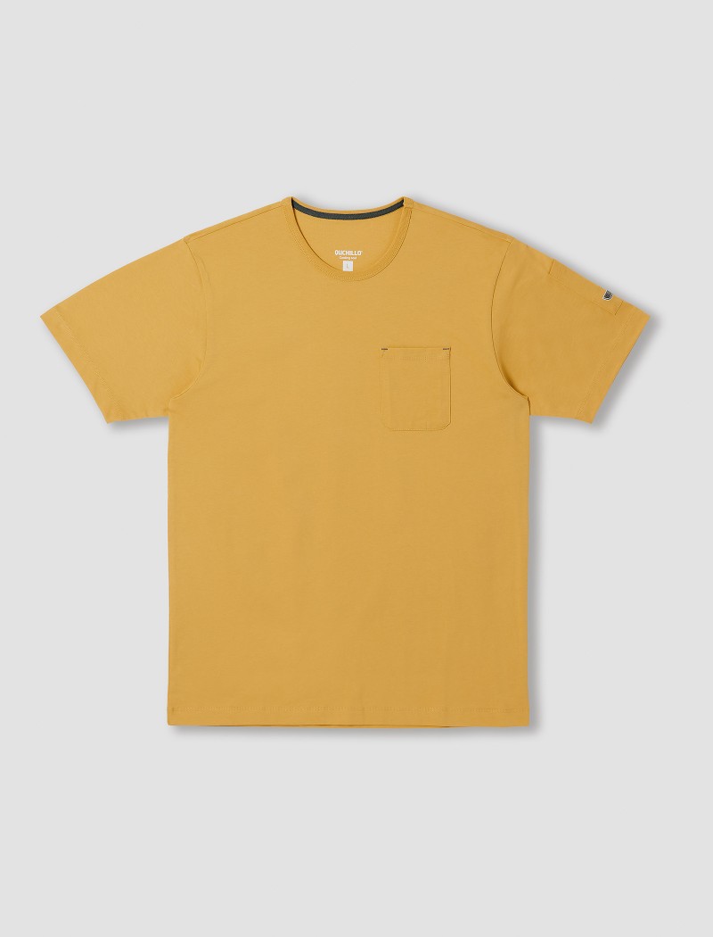 Chef Tee - Ocker Gelbes T-Shirt für Köche