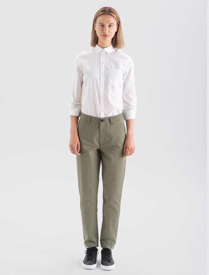 Chino-Hose Damen - Army Chino-Hose Damen - Army