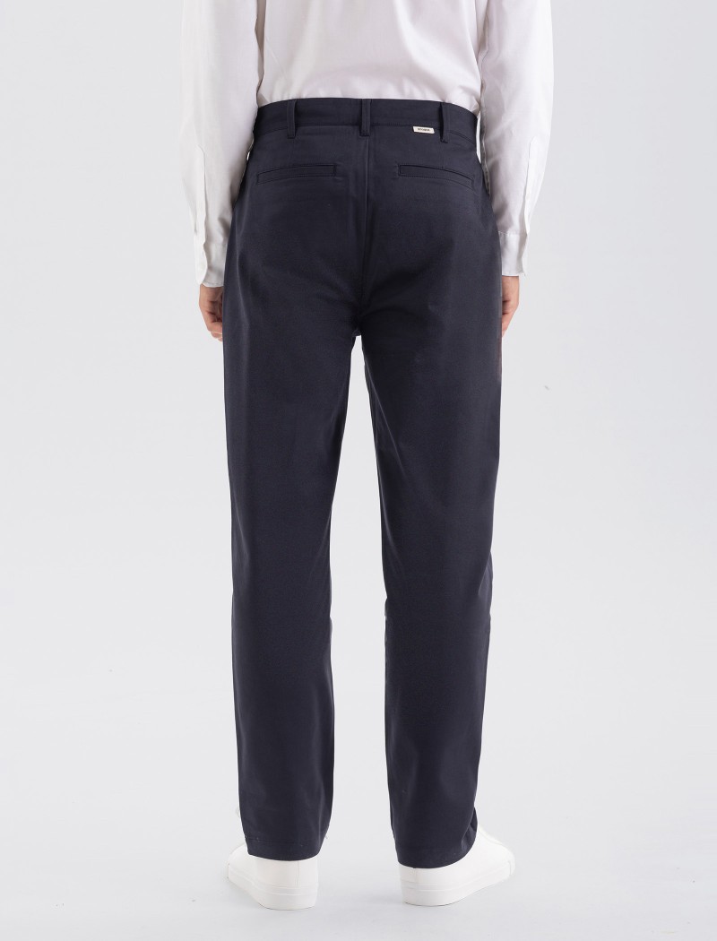 Pantaloni Chino Uomo Navy Pantaloni Chino Uomo Navy