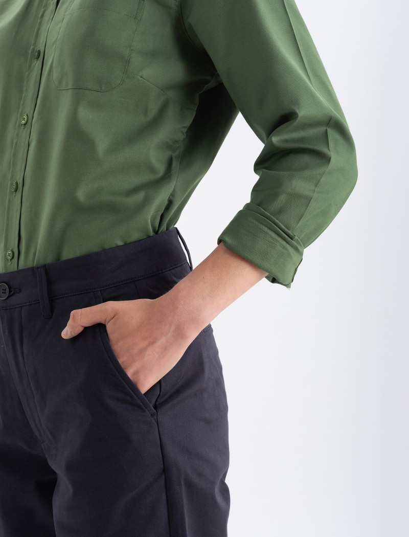 Pantalon Chino Femme Navy Pantalon Chino Femme Navy