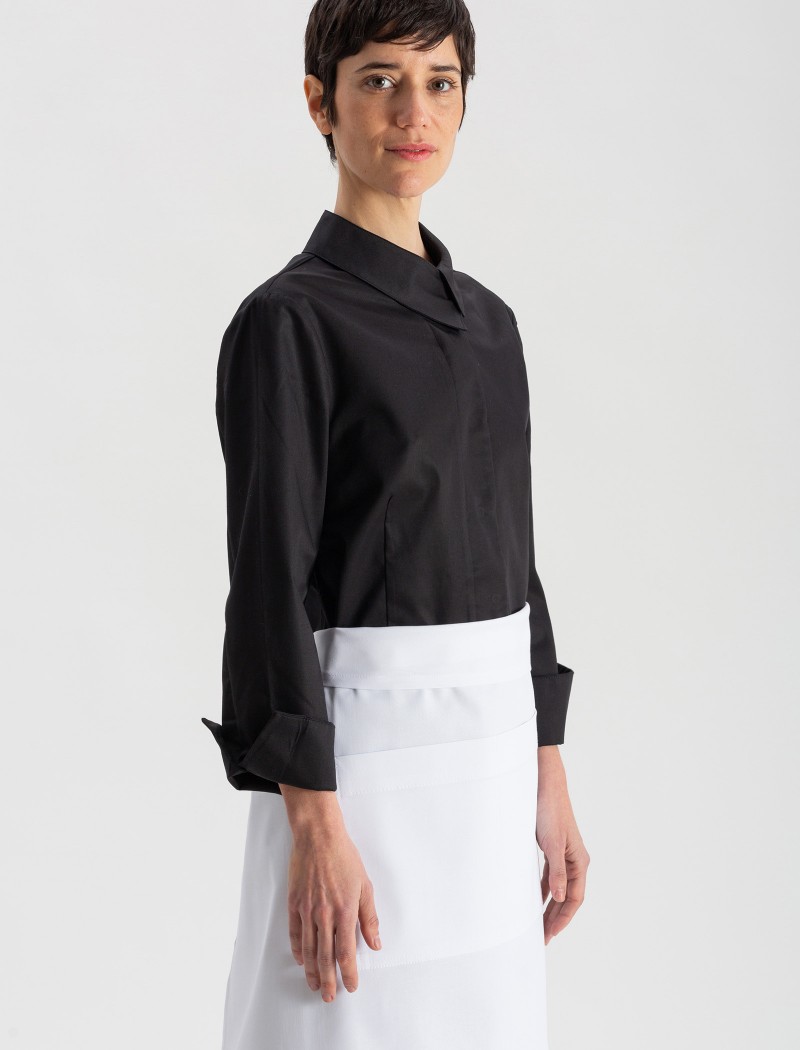 Lang Schürze - Weiß Lang Schürze - Weiß