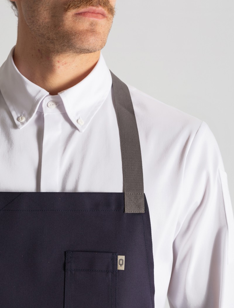 Chef’s blue apron back Chef’s blue apron back