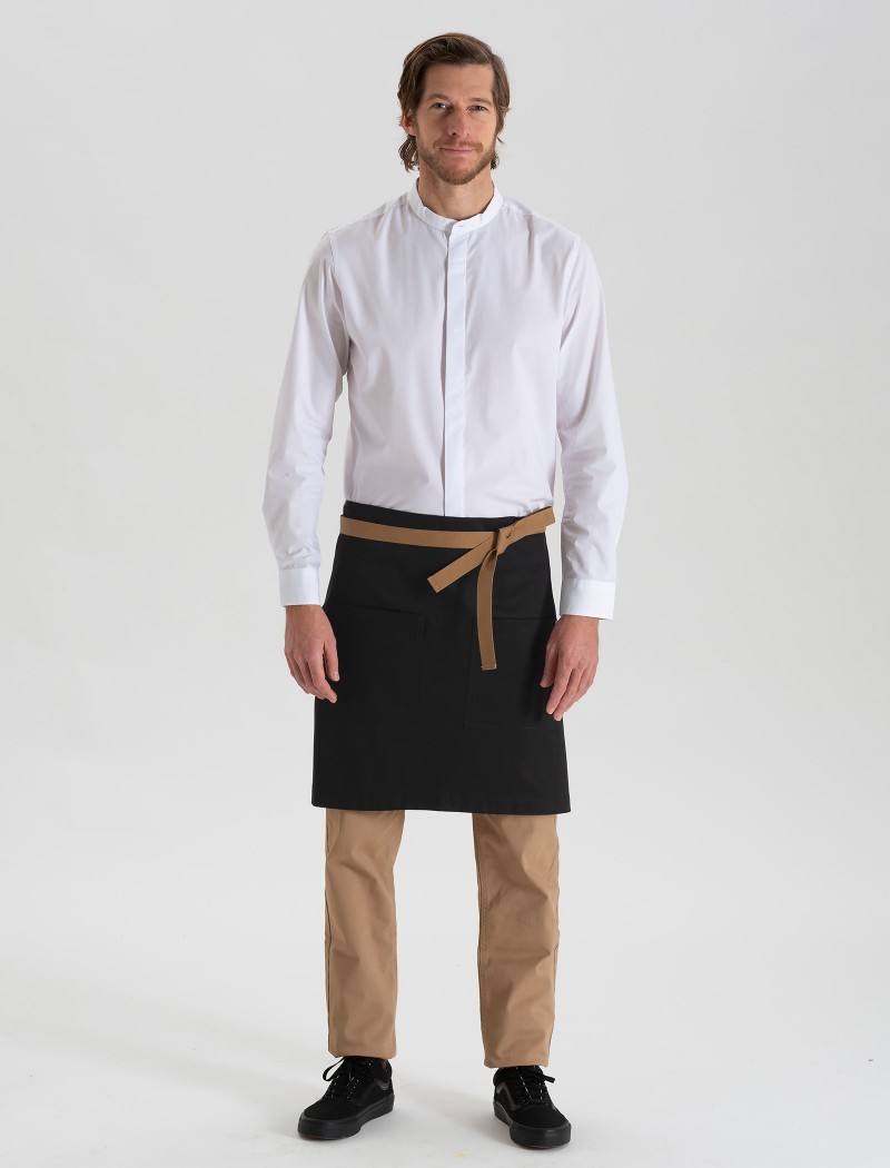 Black waist hospitality apron Black waist hospitality apron
