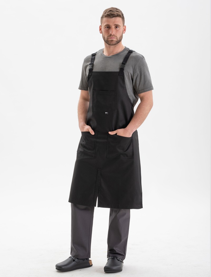 Delantal Quchillo Negro-1 Black Quchillo Apron