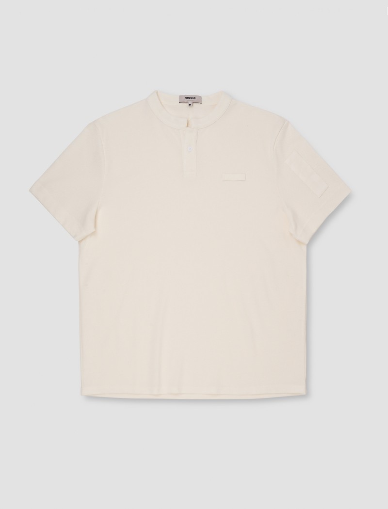 ECRU-1 Polo Lacey Unisex - Ecru
