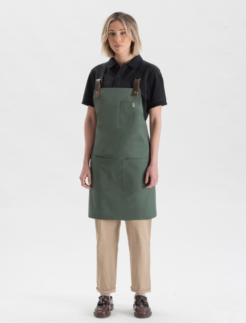 Grembiule verde di qualità premium Grembiule verde di qualità premium