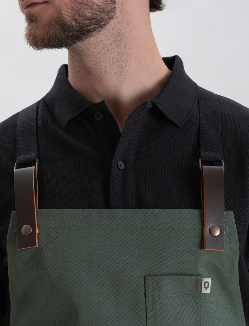 Grembiule verde per ristorante Grembiule verde per ristorante