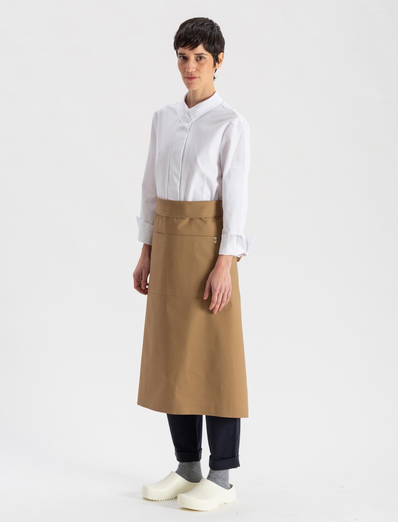 Lang Schürze - Sand Lang Schürze - Sand