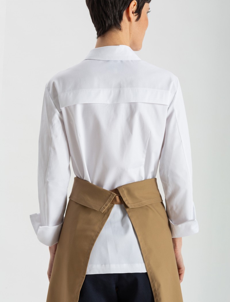 Lang Schürze - Sand Lang Schürze - Sand