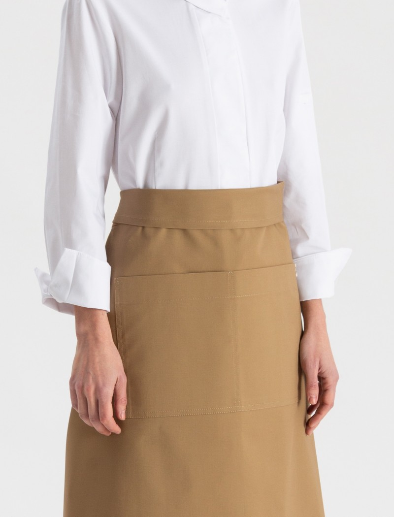 Lang Schürze - Sand Lang Schürze - Sand