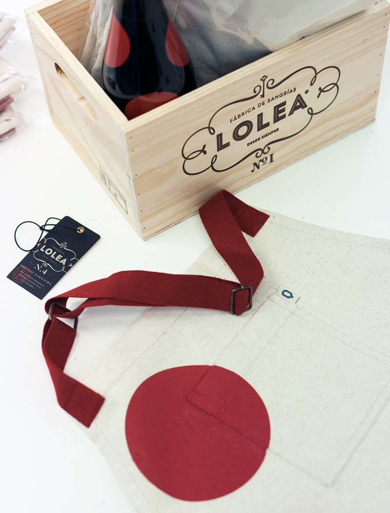 lolea Lolea apron with dots