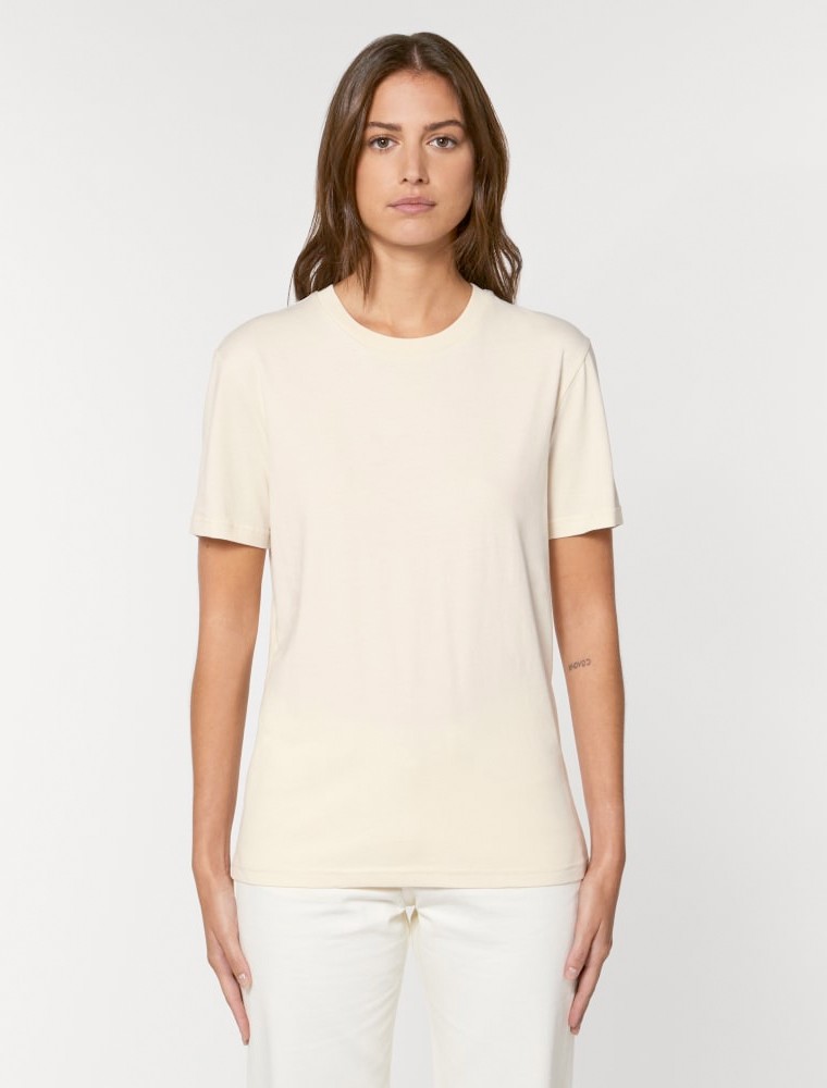 T-shirt de manga curta natural T-shirt de manga curta natural