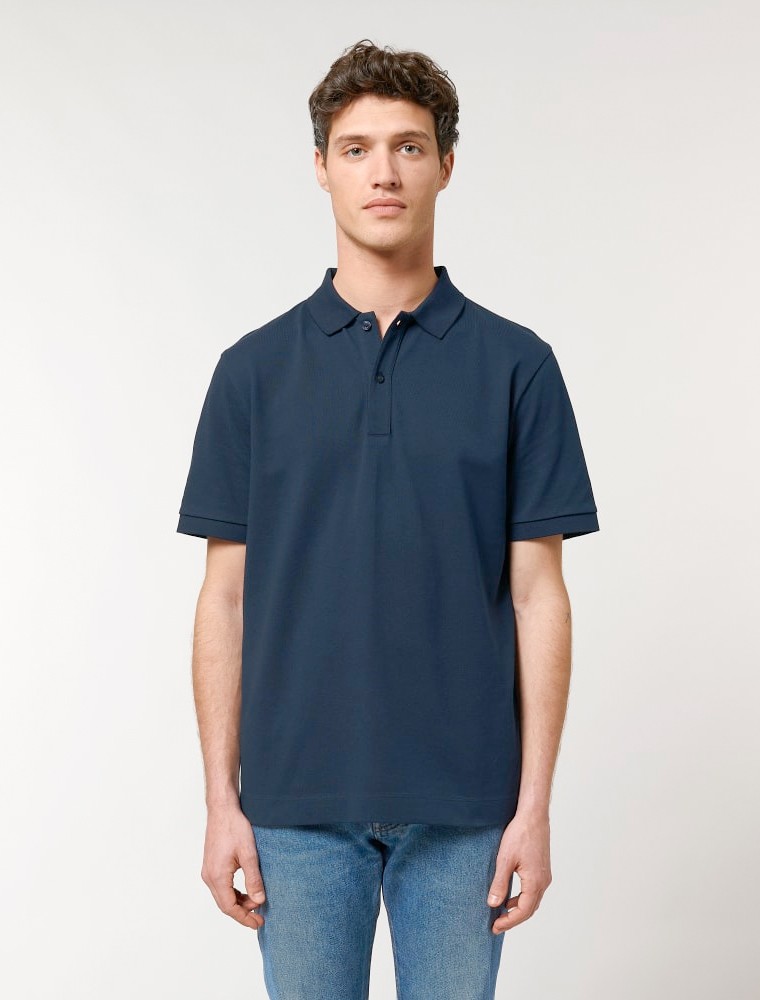 Women’s Blue Polo for uniform detail Women’s Blue Polo for uniform detail