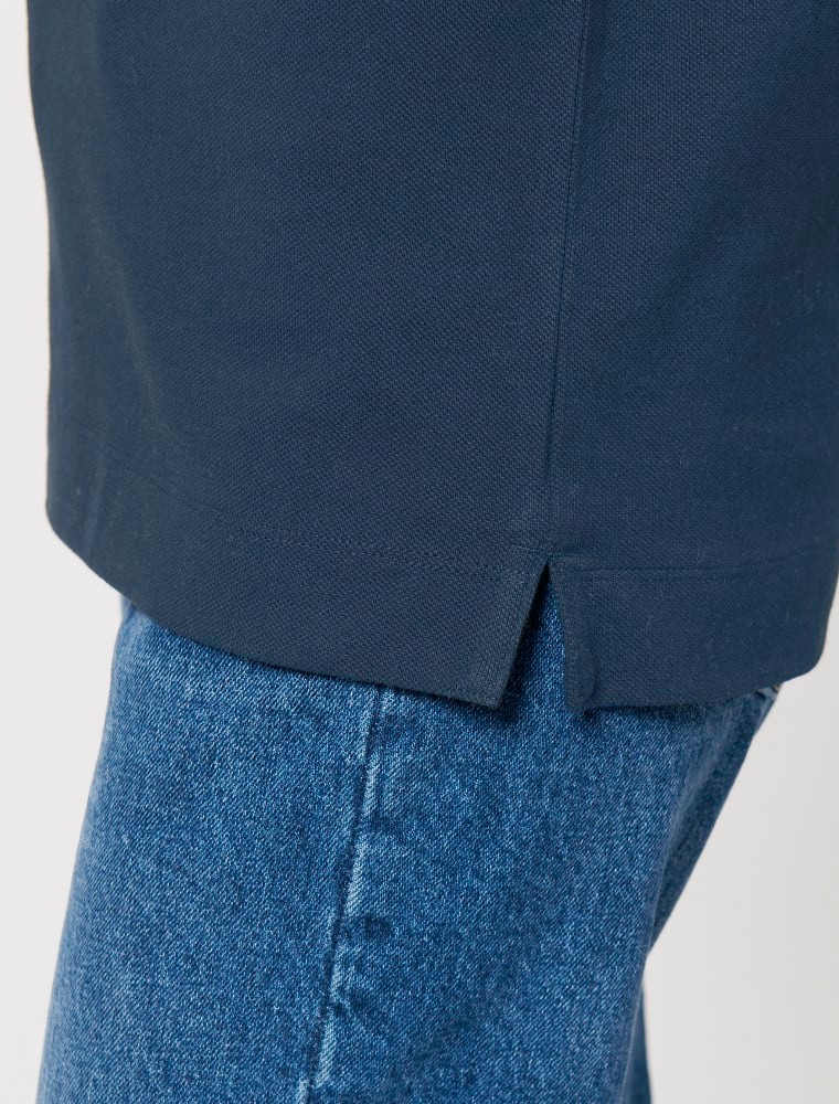 navy-6 Unisex Navy MC Polo