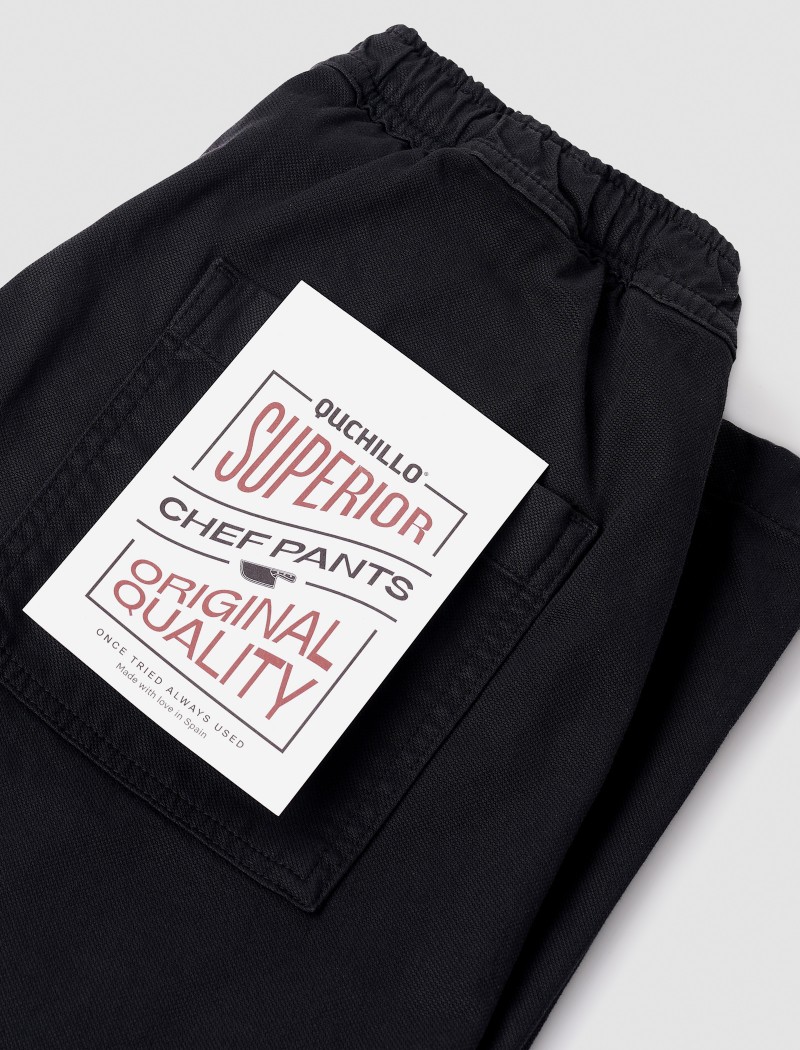 Calças Superior Chef Preto Calças Superior Chef Preto