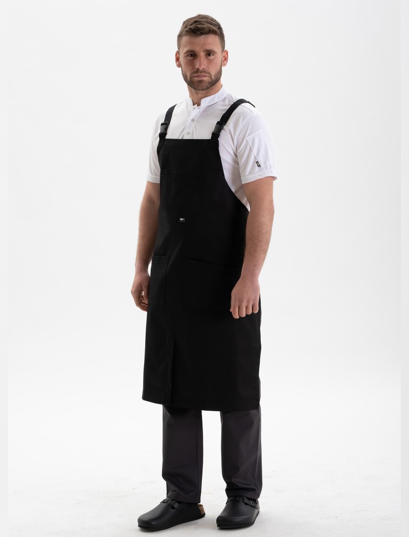 Black chef's apron Black chef's apron