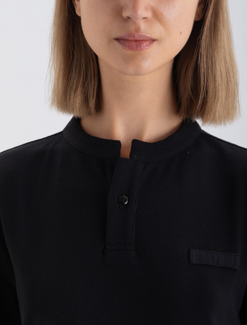 Lacey Unisex-Poloshirt - Schwarz Lacey Unisex-Poloshirt - Schwarz