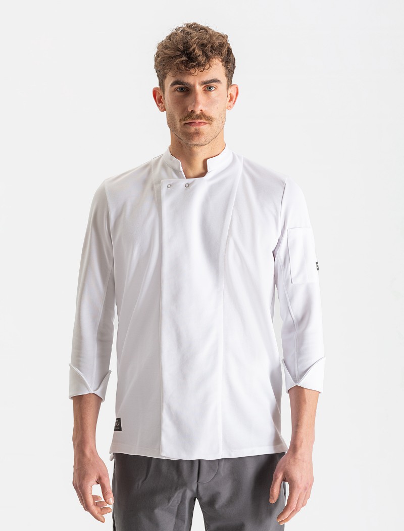 Chaquetilla cocinero manga larga blanca Chaquetilla cocinero manga larga blanca