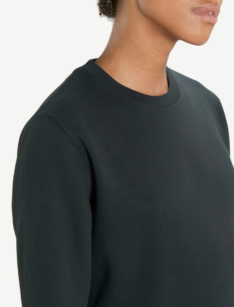 sudadera negra 4 Sudadera Unisex Black