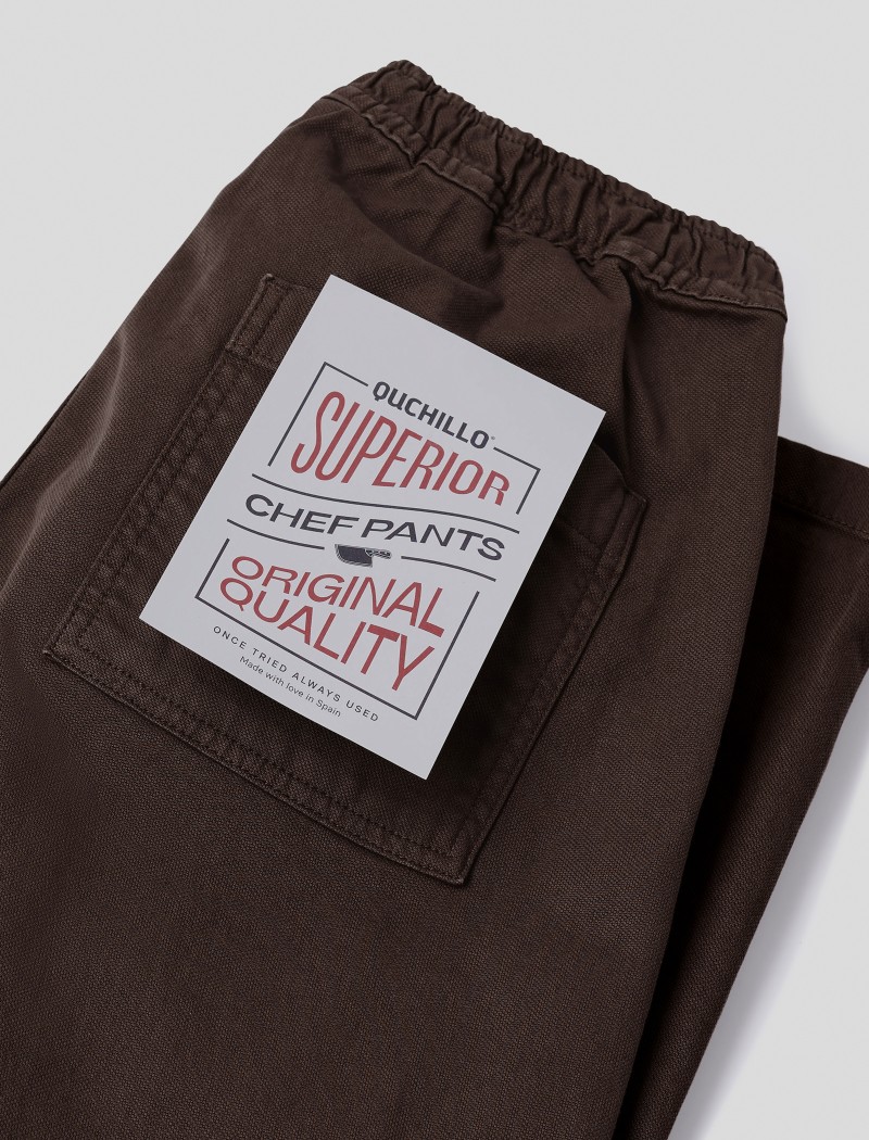 Superior Chef Kochhose - Kaffeebraun Superior Chef Kochhose - Kaffeebraun