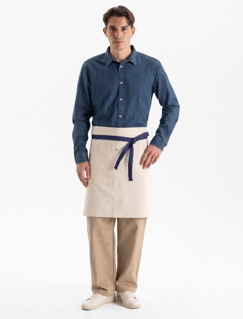zz Delantal Loom Short Blue