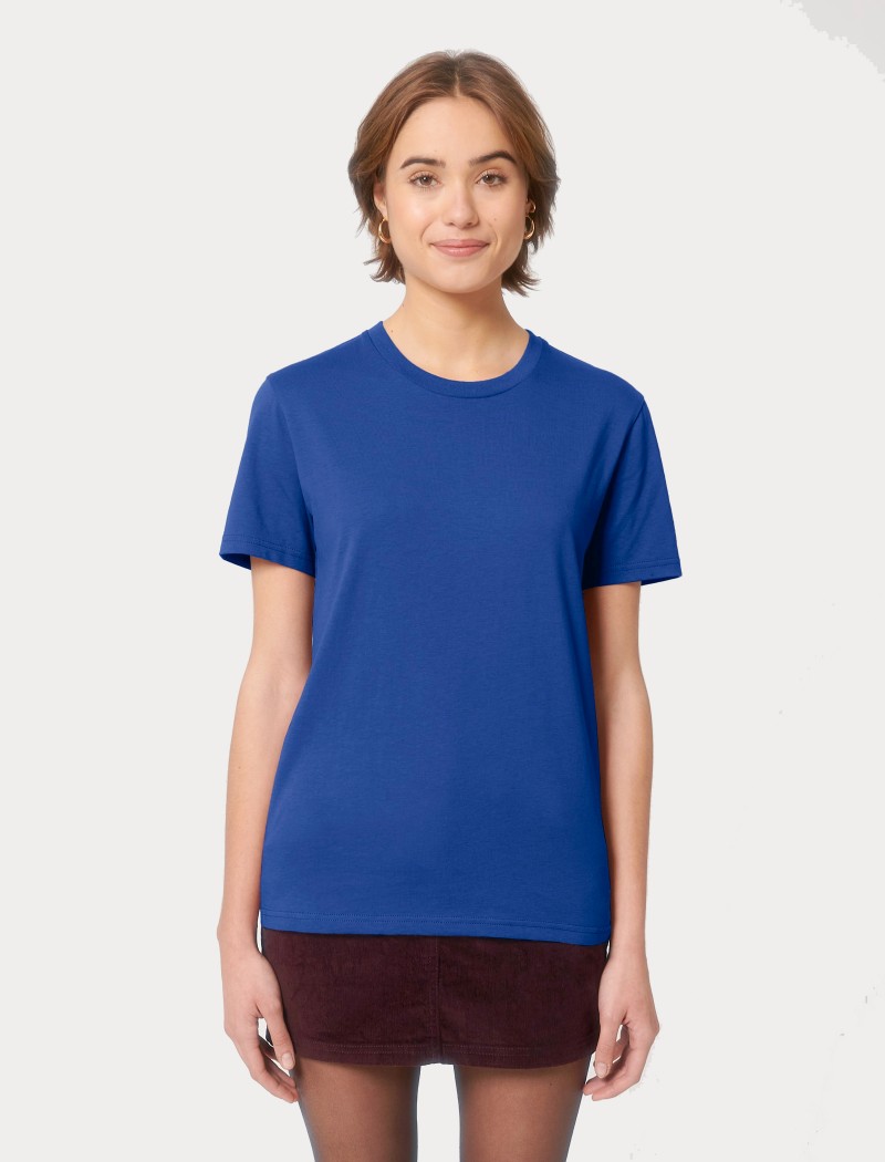 Blaues T-shirt Detail Blaues T-shirt Detail