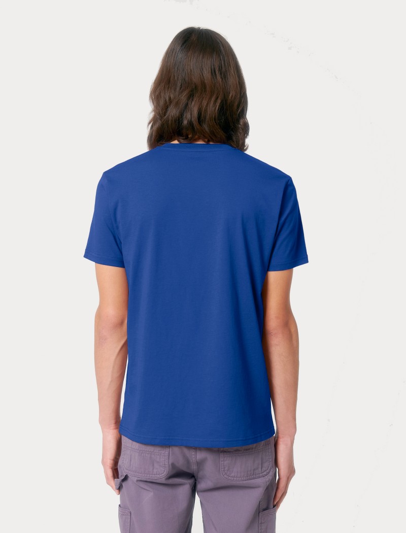 Blaues T-shirt mit Logo Blaues T-shirt mit Logo